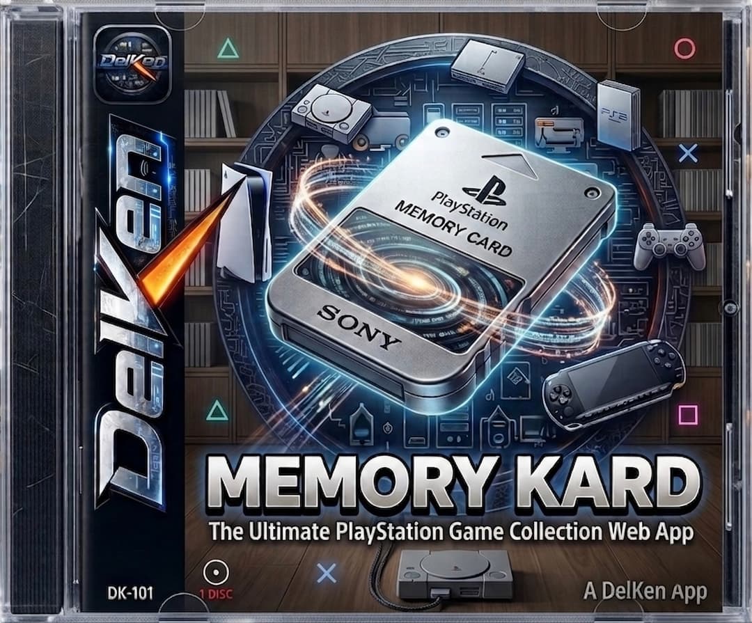 Memory Kard — The Ultimate PlayStation Game Collection Web App